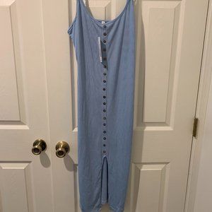 Light Blue Midi tank dress